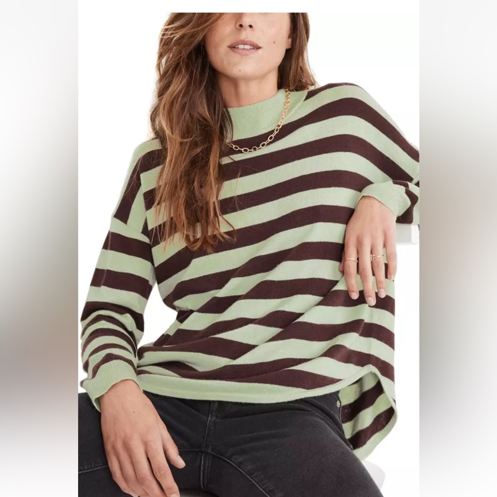 NWT Madewell Ashbury Mockneck Sweater - Picture 2 of 12